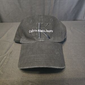Calvin Klein Black Denim Strapback